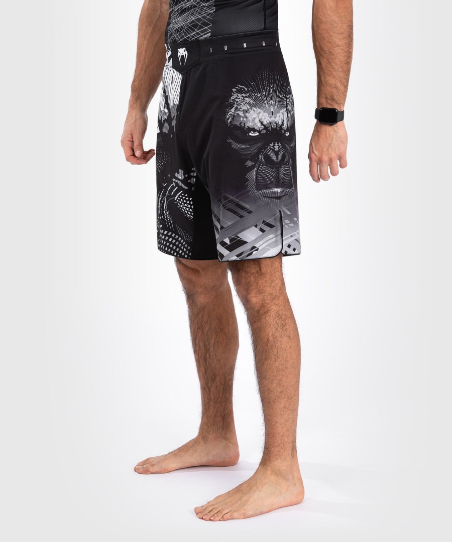 venum gorilla jungle fightshort - černo-bílé