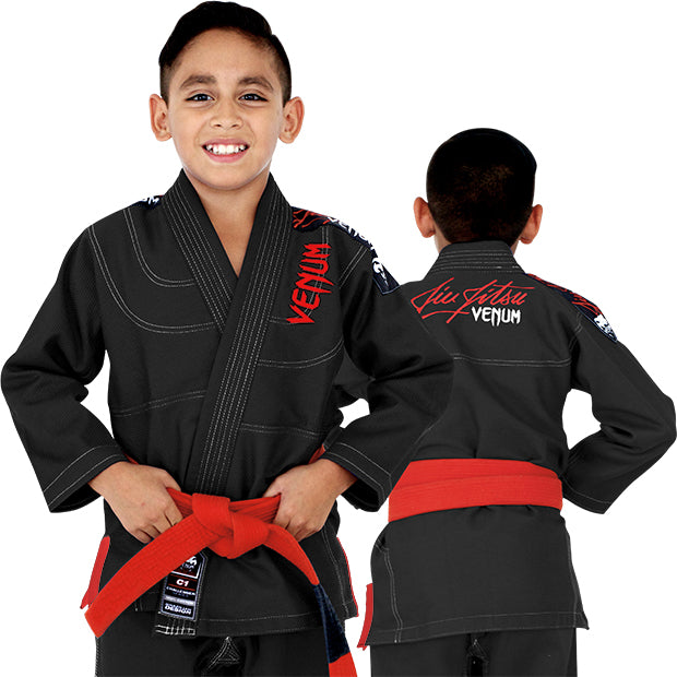 venum challenger 2.0 kids bjj gi - černá