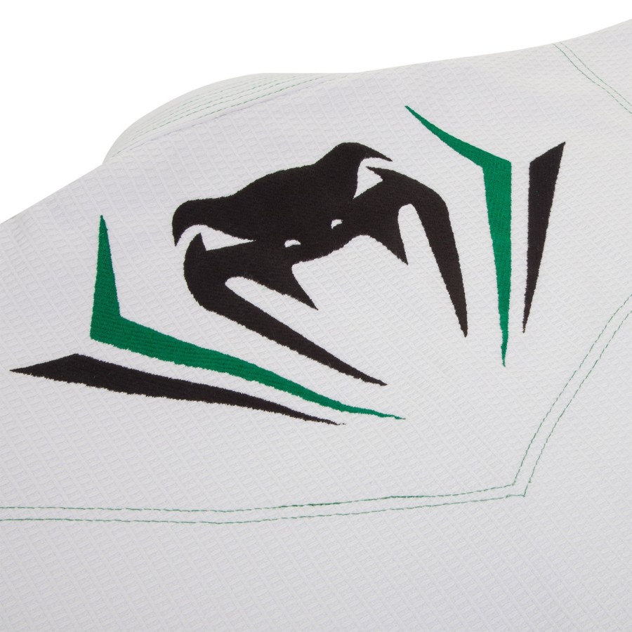 venum elite bjj gi - bílázelená