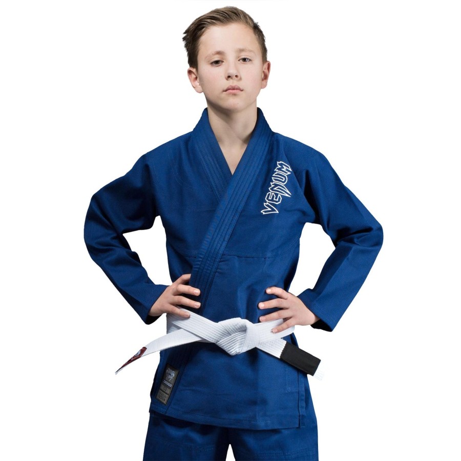 dětské bjj kimono venum contender včetně bílého pásku - modré