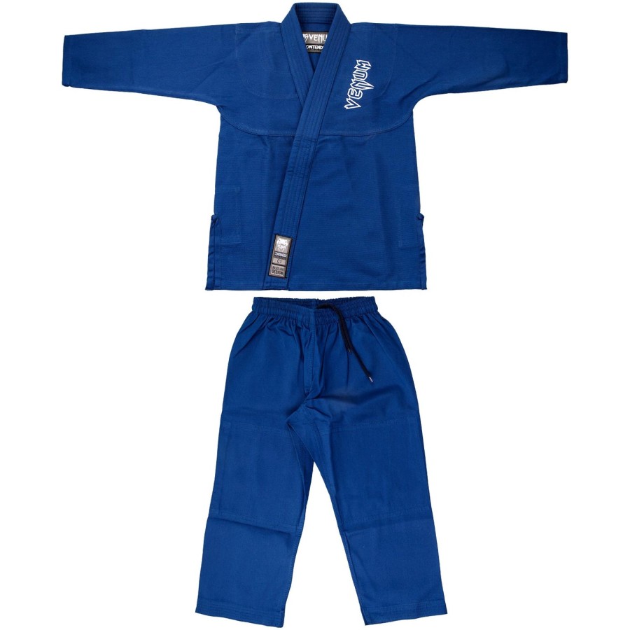 dětské bjj kimono venum contender včetně bílého pásku - modré