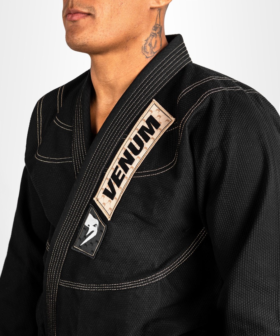 venum elite 4.0 brazilské jiu jitsu gi - černá