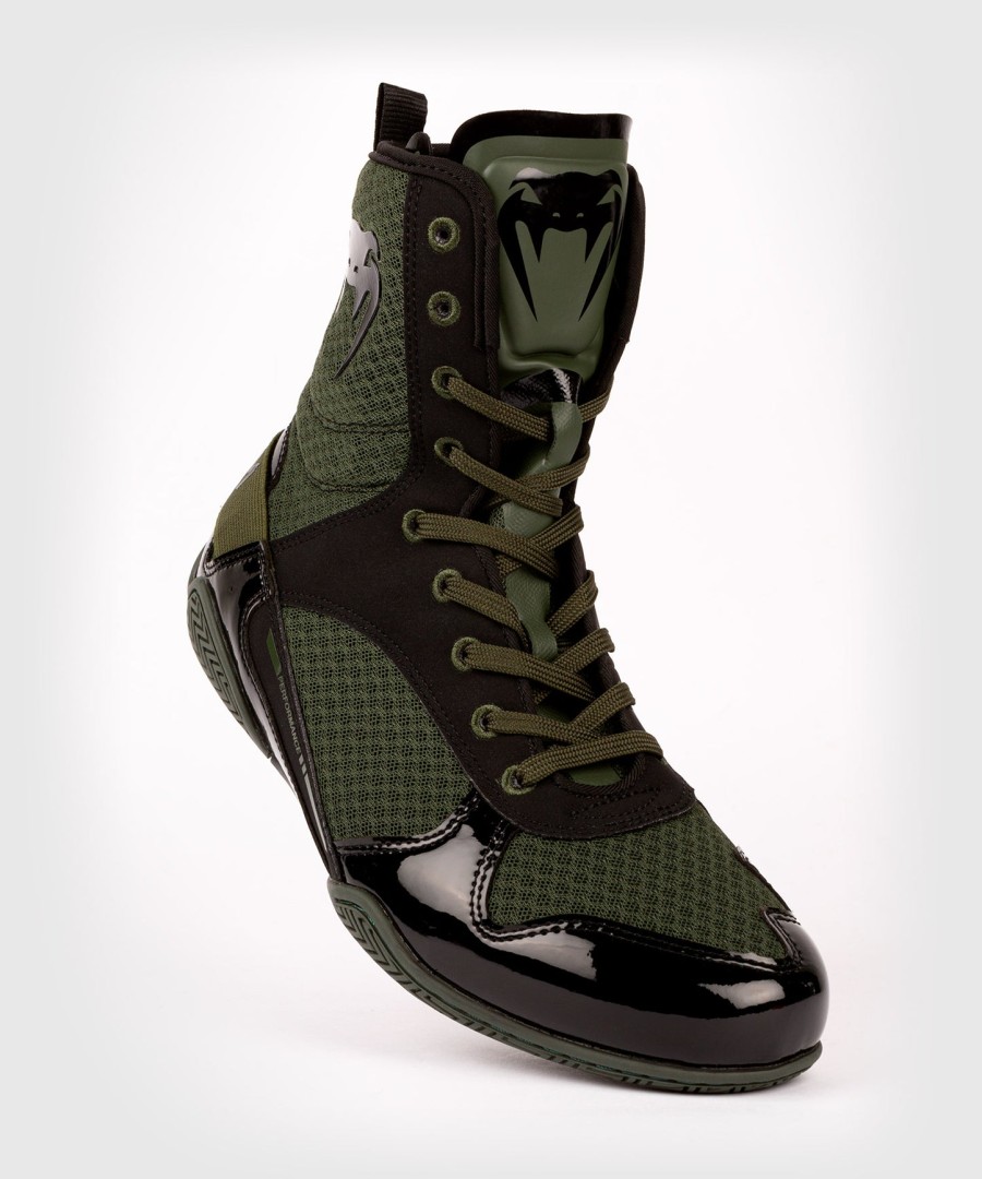 boxerské boty venum elite – khaki