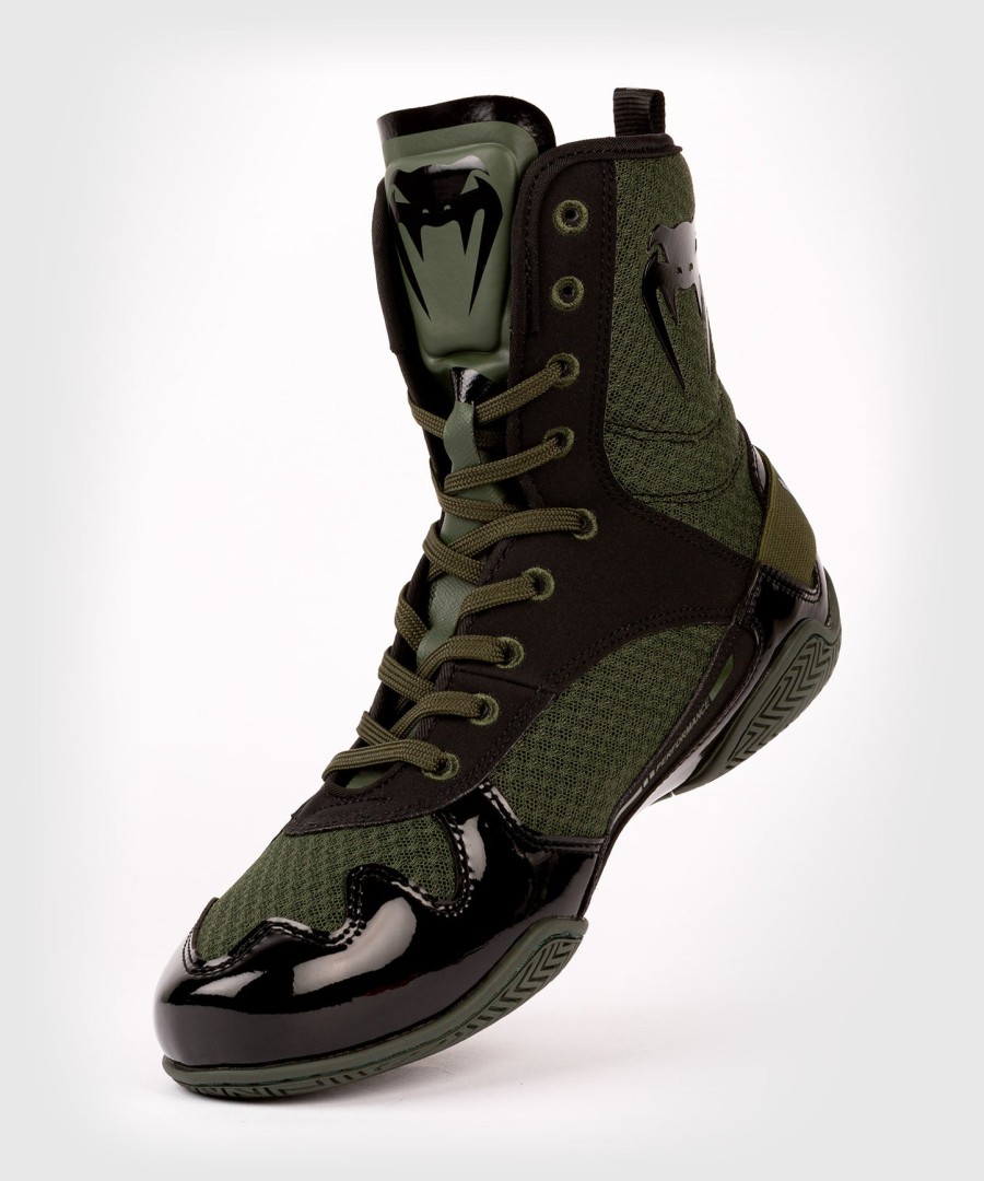boxerské boty venum elite – khaki