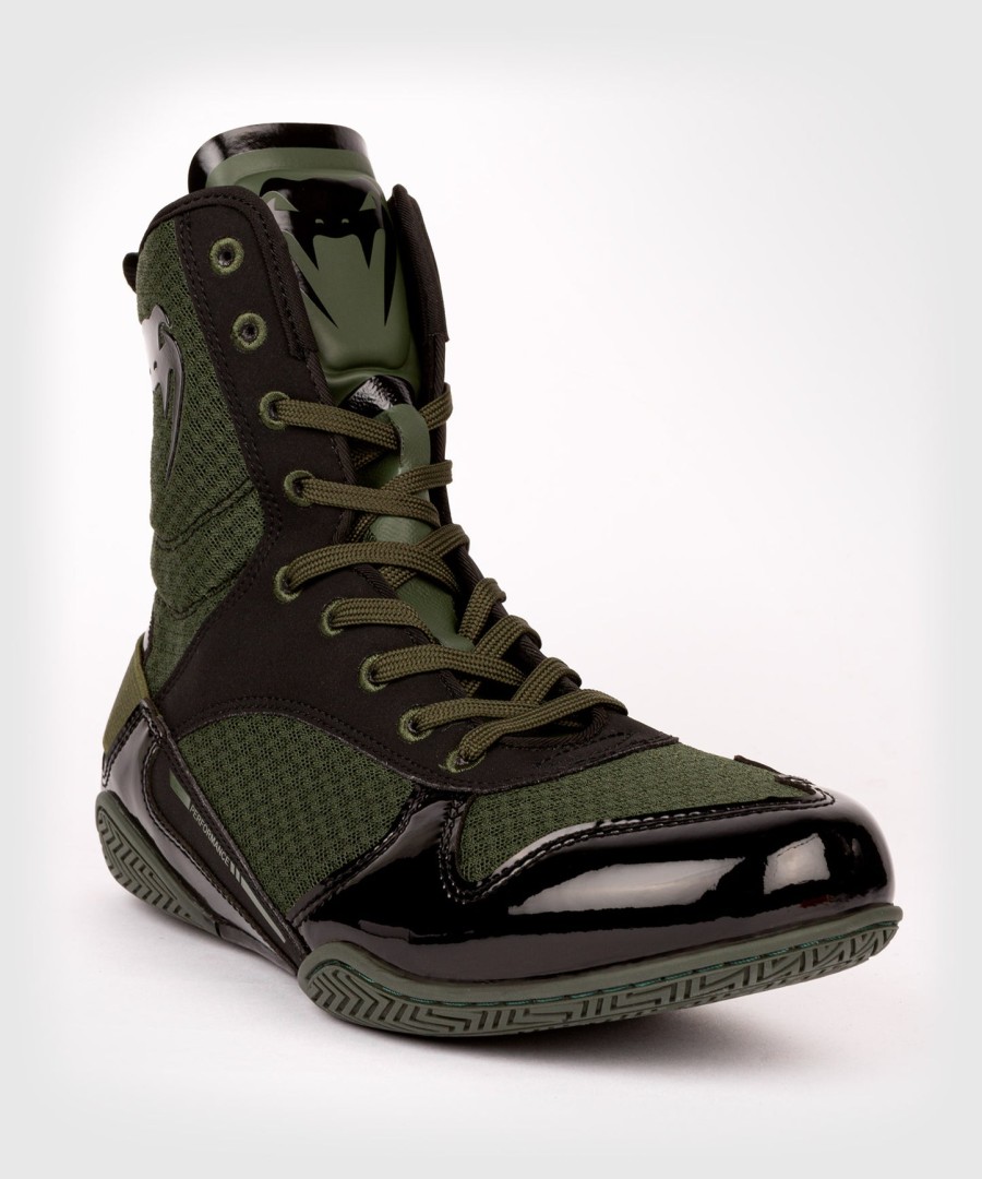 boxerské boty venum elite – khaki