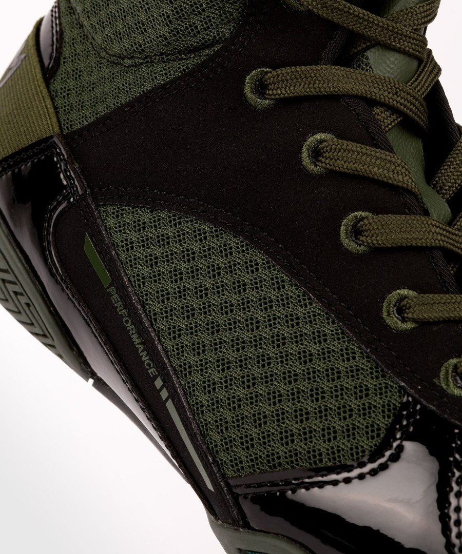 boxerské boty venum elite – khaki