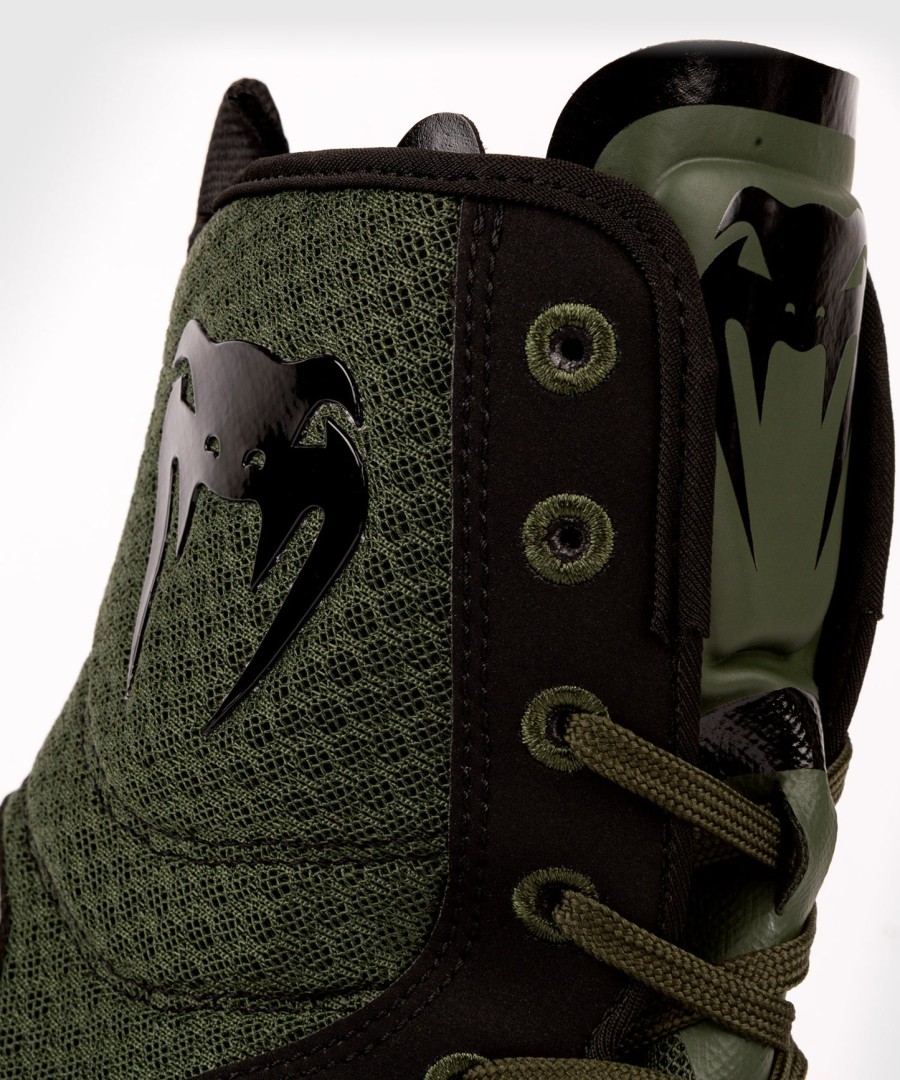 boxerské boty venum elite – khaki