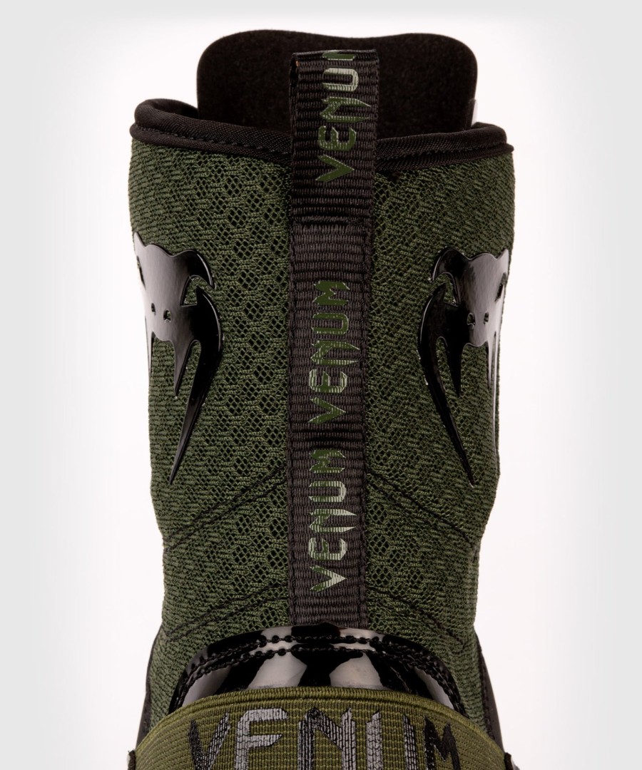 boxerské boty venum elite – khaki