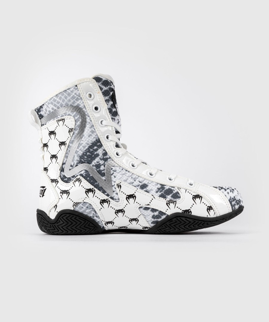 dámské boxerské boty venum white snake - bílé