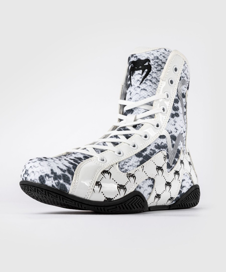 dámské boxerské boty venum white snake - bílé