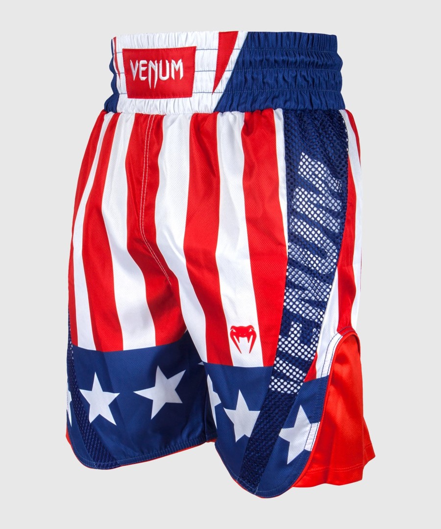 boxerské trenýrky venum elite - usa - červeno-bílo-modré - exkluzivní
