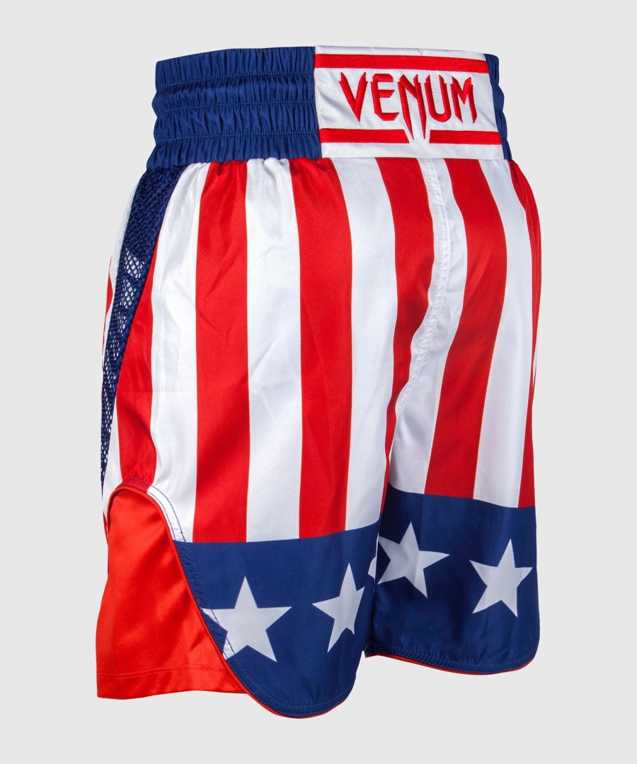 boxerské trenýrky venum elite - usa - červeno-bílo-modré - exkluzivní