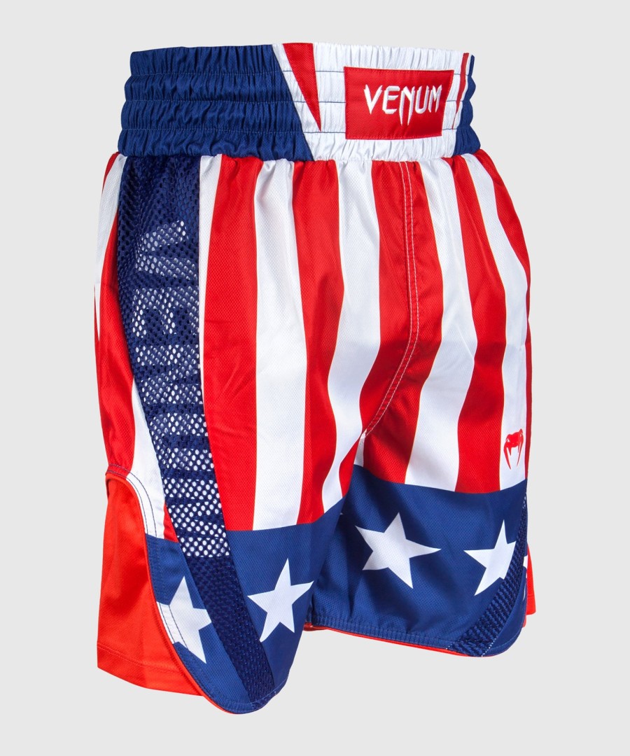 boxerské trenýrky venum elite - usa - červeno-bílo-modré - exkluzivní