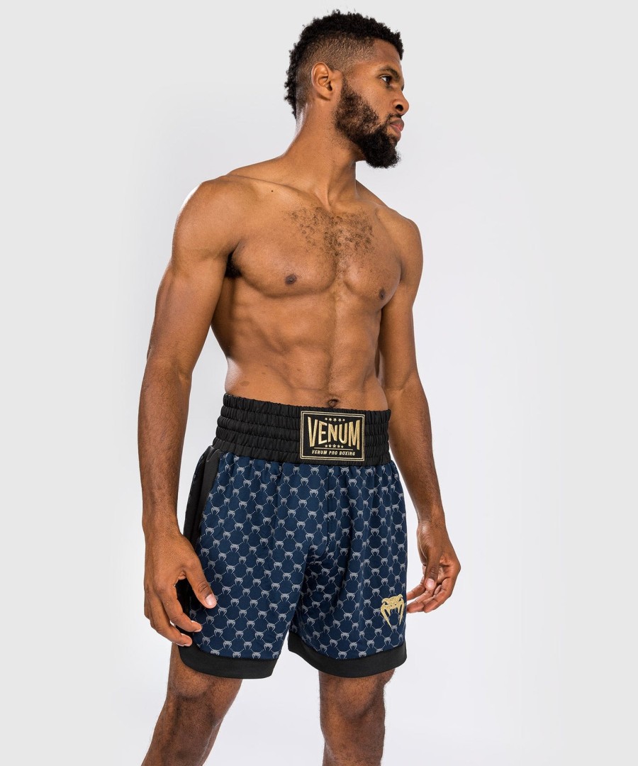 boxerské kraťasy venum monogram - černétmavomodré