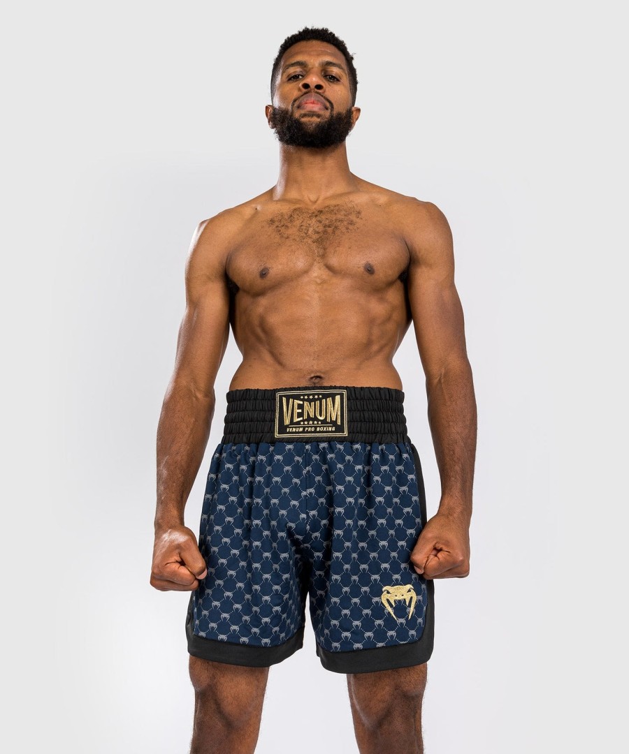 boxerské kraťasy venum monogram - černétmavomodré