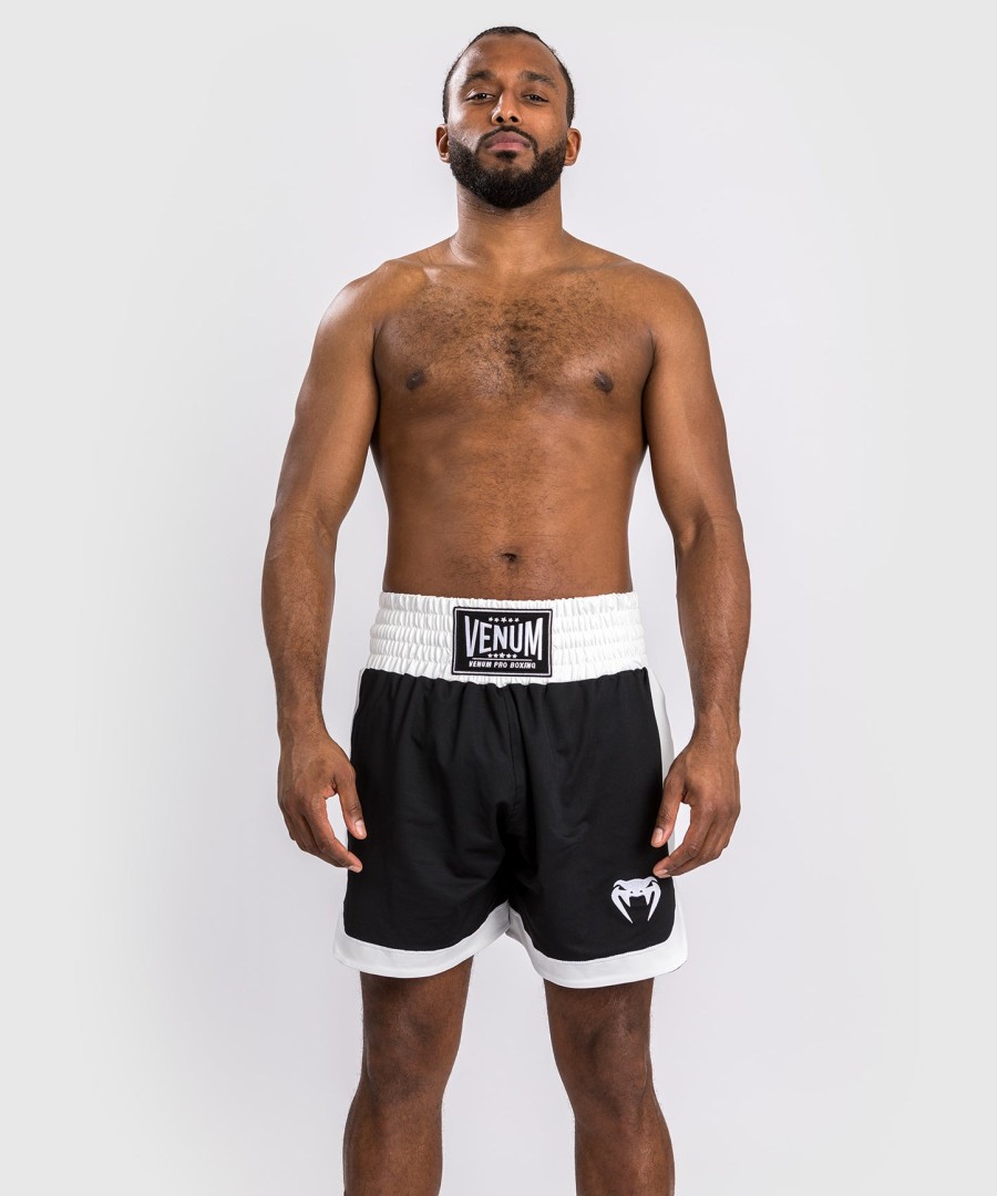 boxerské trenýrky venum classic - černobílé