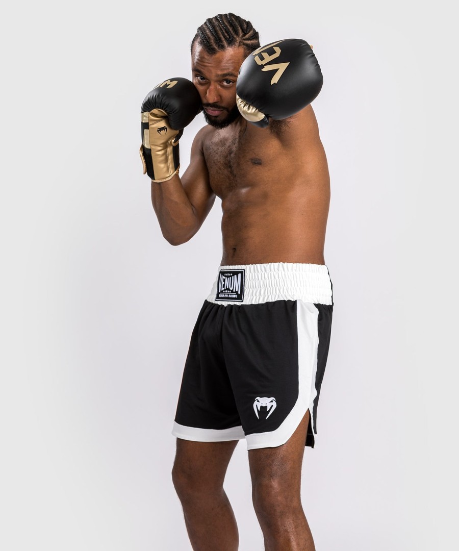 boxerské trenýrky venum classic - černobílé