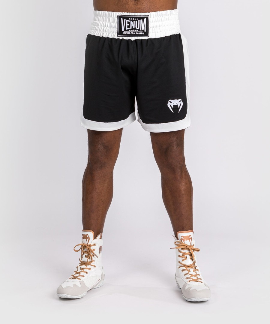 boxerské trenýrky venum classic - černobílé