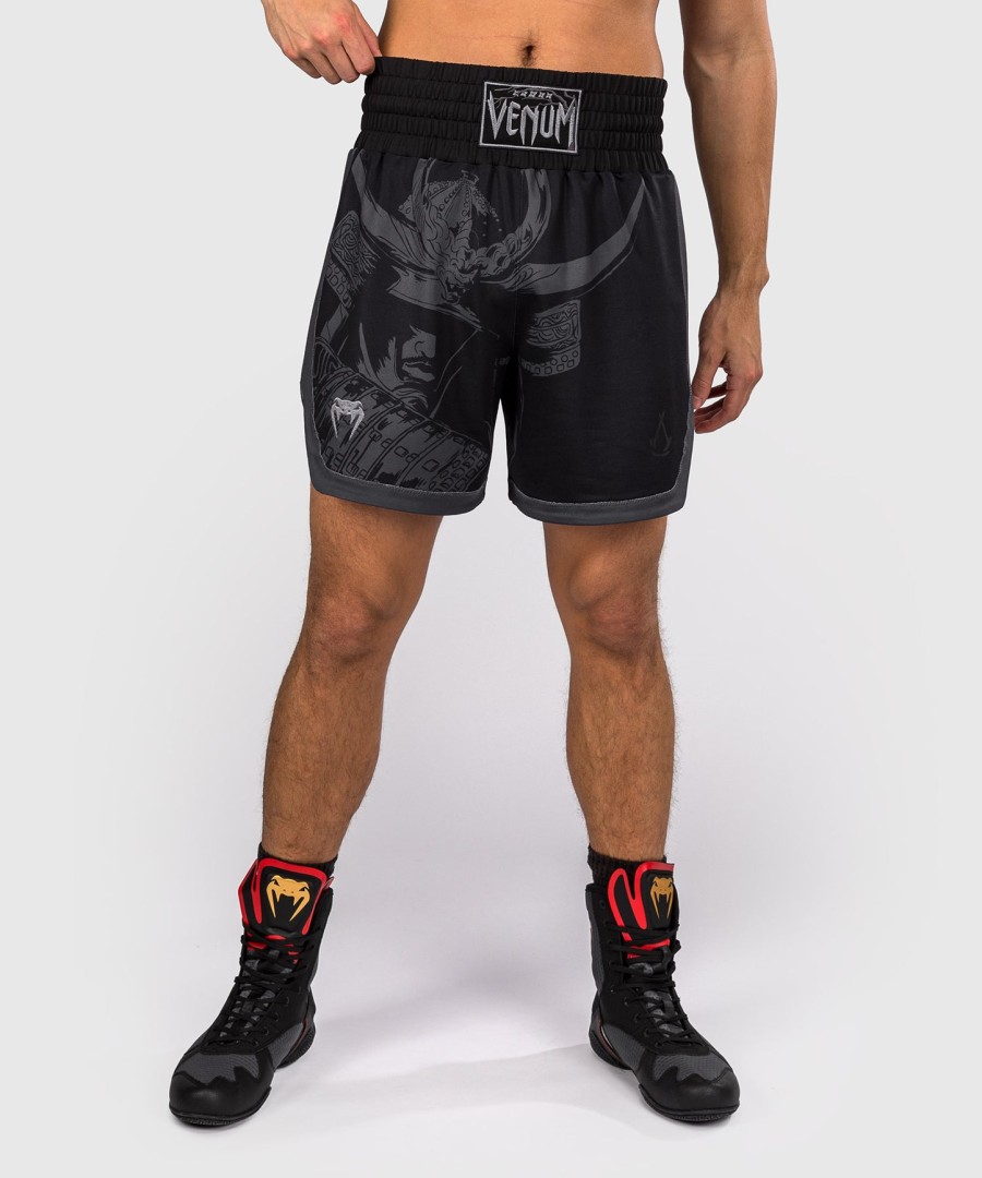 boxerské kraťasy venum x assassin creed shadows - černé