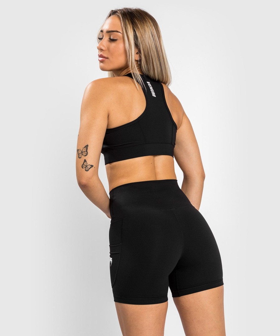 sportovní podprsenky venum essential medium impact - černé