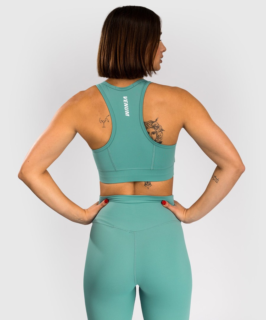 dámská sportovní podprsenka venum essential medium impact - aqua zelená