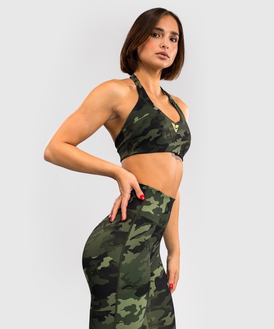 dámská sportovní podprsenka venum x sophia rose - lesní maskáčová