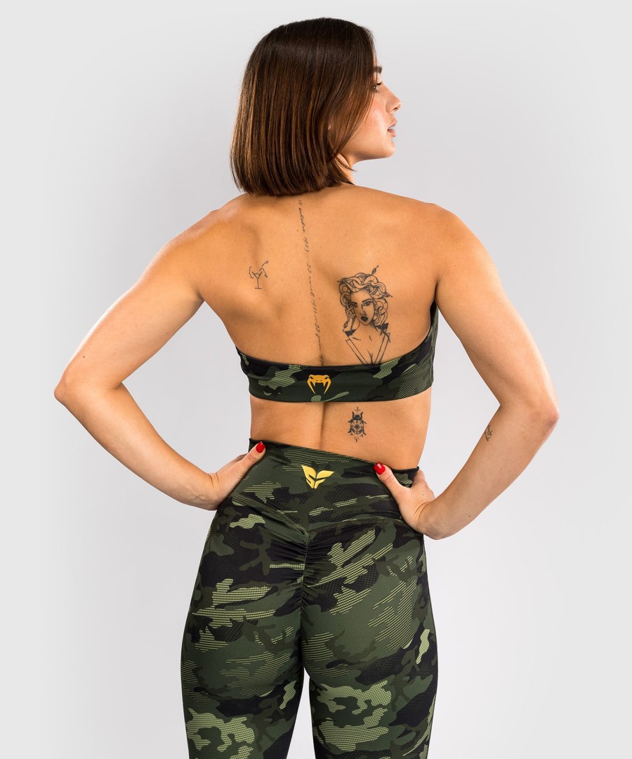 dámská sportovní podprsenka venum x sophia rose - lesní maskáčová