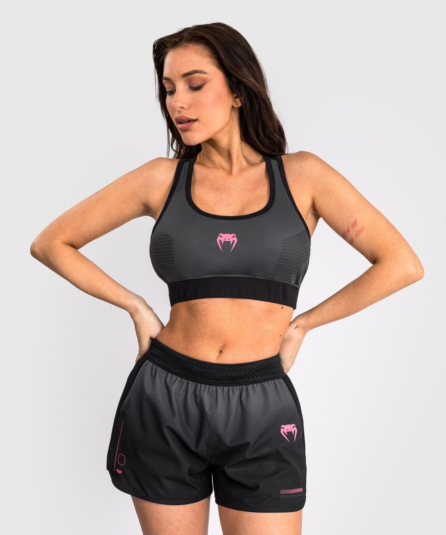 sportovní podprsenka venum tactical xt - černástorm grey