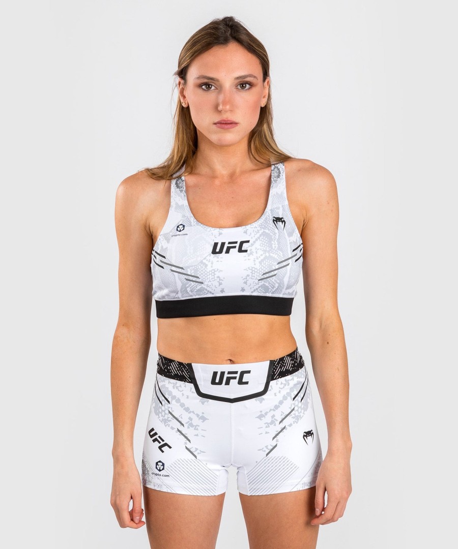 dámská sportovní podprsenka ufc adrenaline by venum authentic fight night - bílá
