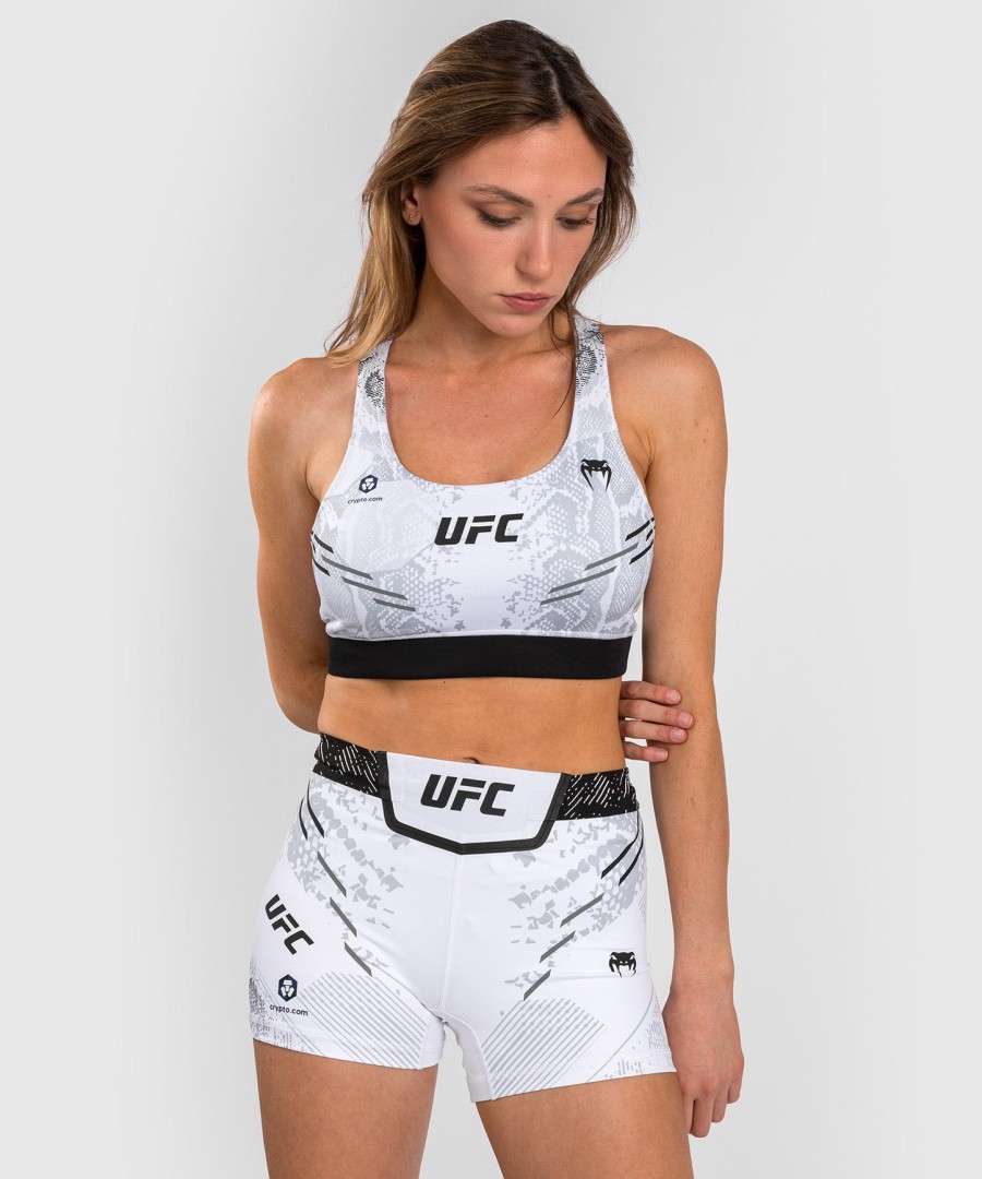 dámská sportovní podprsenka ufc adrenaline by venum authentic fight night - bílá