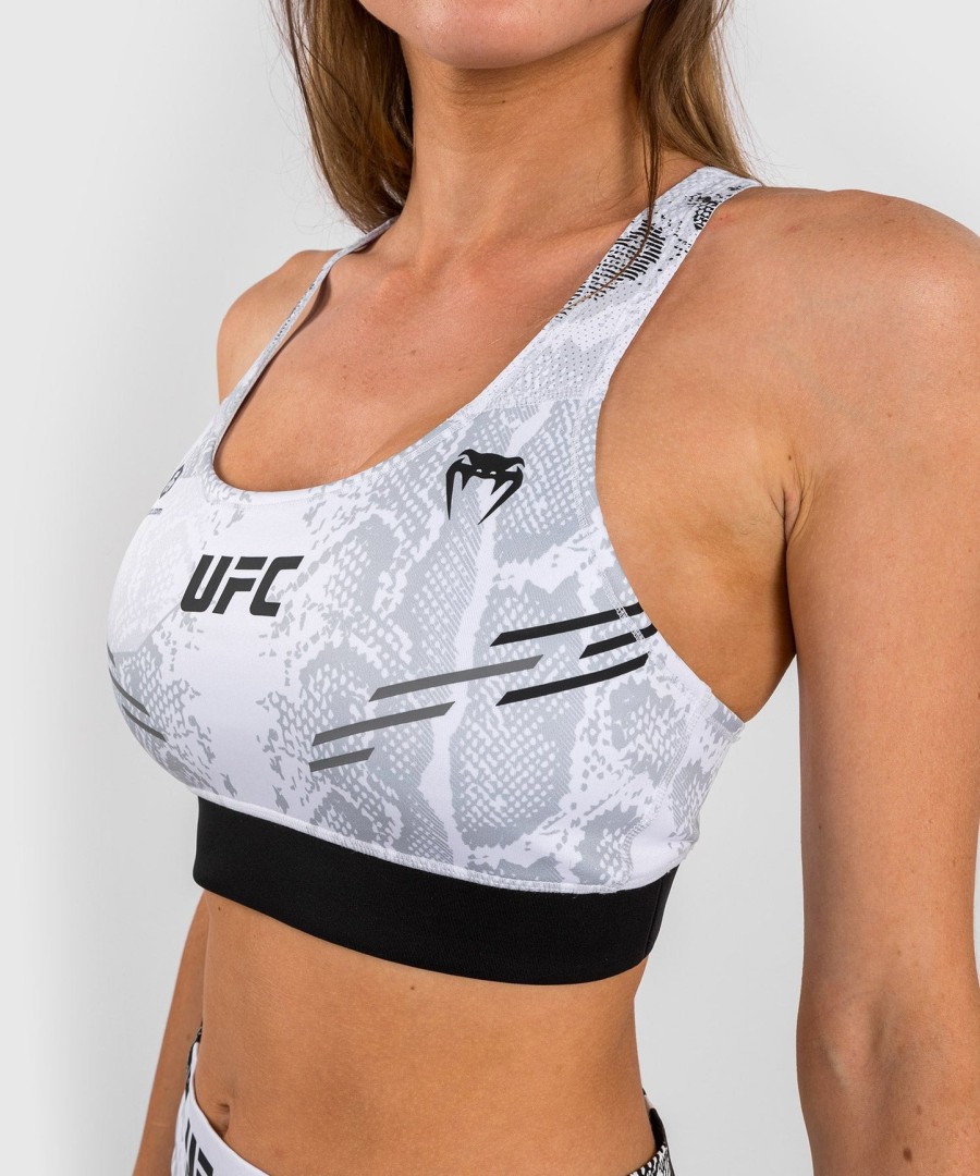 dámská sportovní podprsenka ufc adrenaline by venum authentic fight night - bílá