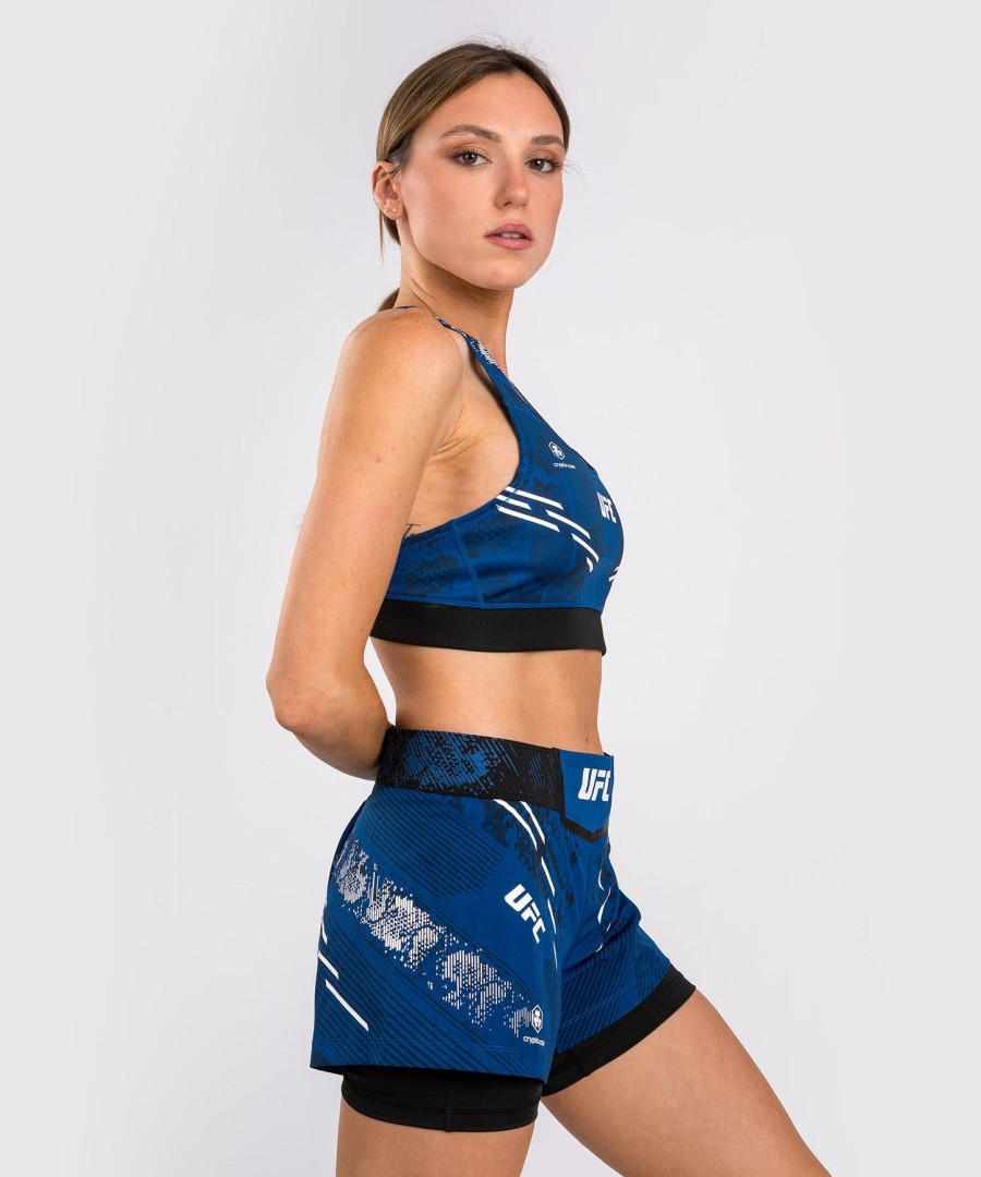 dámská sportovní podprsenka ufc adrenaline by venum authentic fight night - modrá