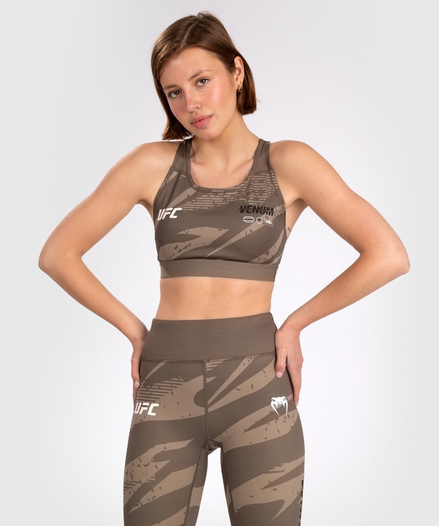 dámská sportovní podprsenka ufc adrenaline by venum fight week - desert camo