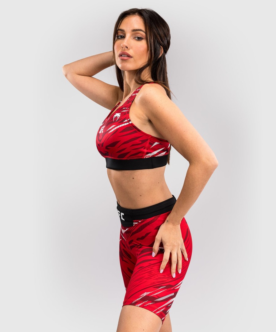 dámská sportovní podprsenka ufc fusion by venum authentic fight night - červená