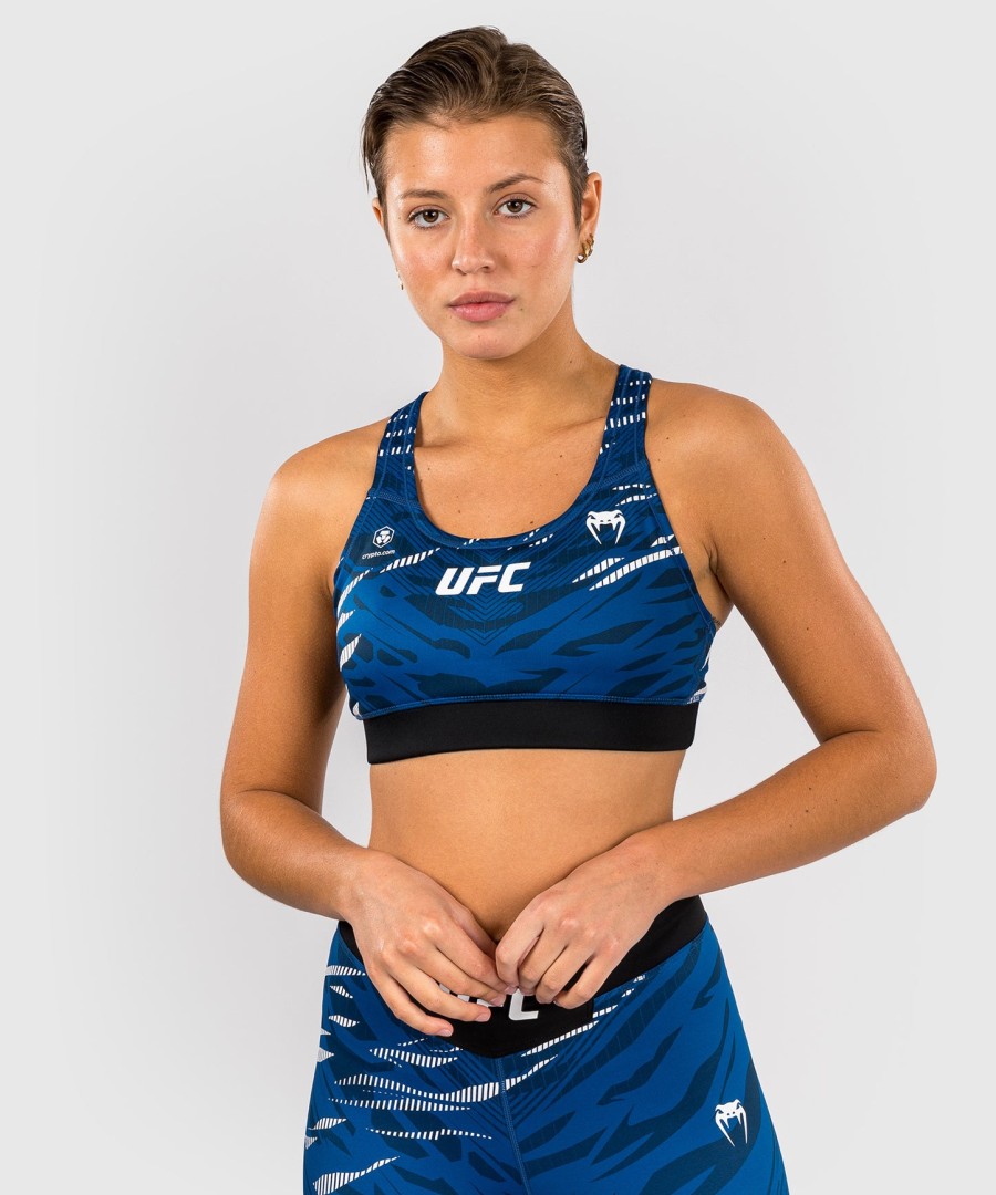dámská sportovní podprsenka ufc fusion by venum authentic fight night - modrá
