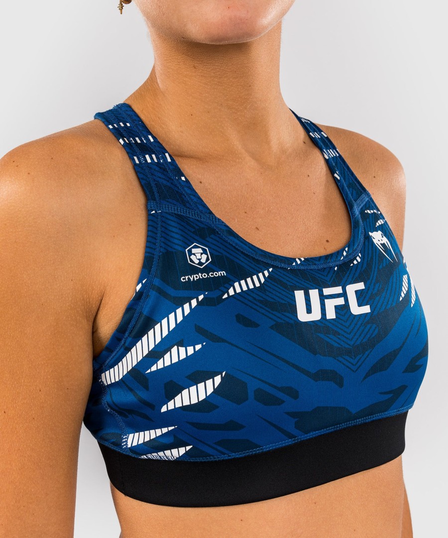 dámská sportovní podprsenka ufc fusion by venum authentic fight night - modrá