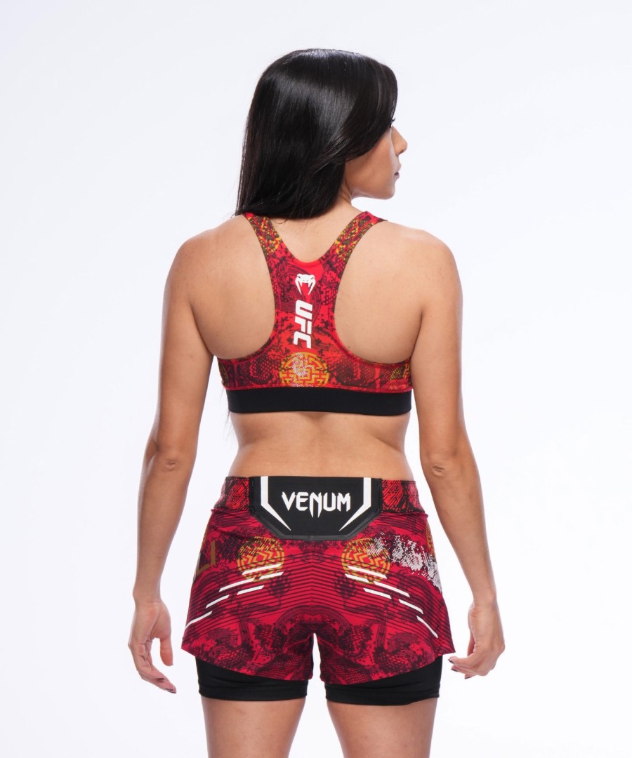 dámská sportovní podprsenka ufc unritable by venum red zhang weili