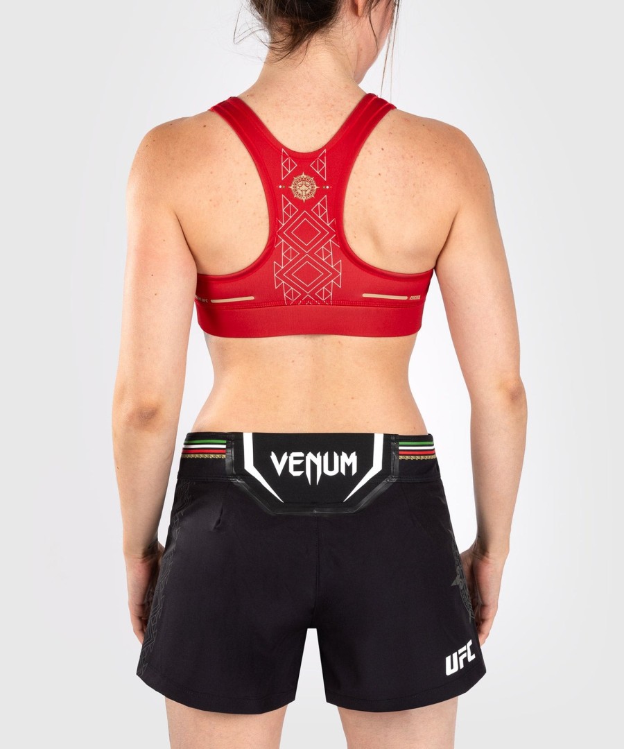 dámská sportovní podprsenka noche ufc by venum authentic fight night - červená