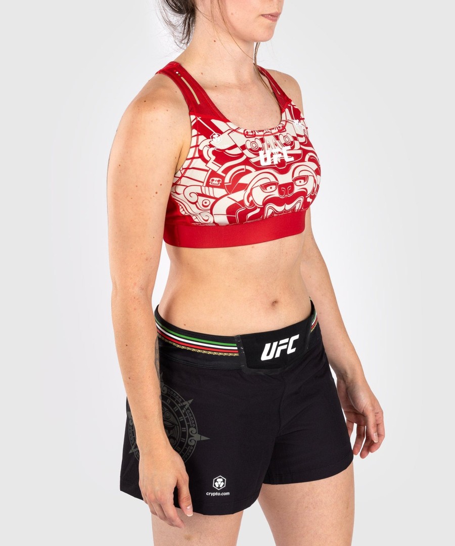 dámská sportovní podprsenka noche ufc by venum authentic fight night - červená