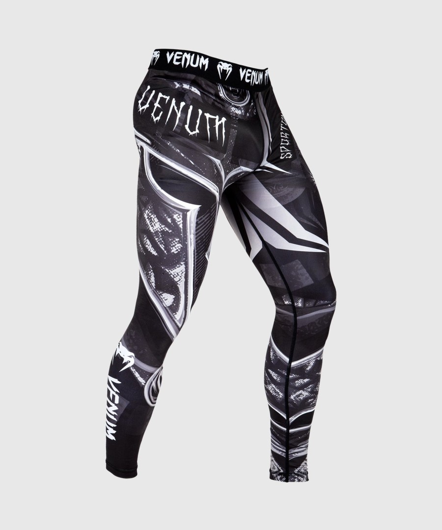 kompresní legíny venum gladiator 3.0 - černo-bílé
