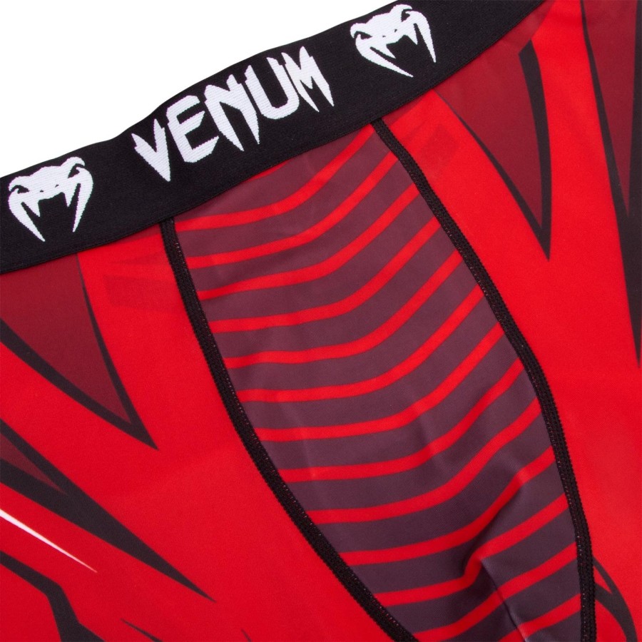 kompresní legíny venum bloody roar - červené