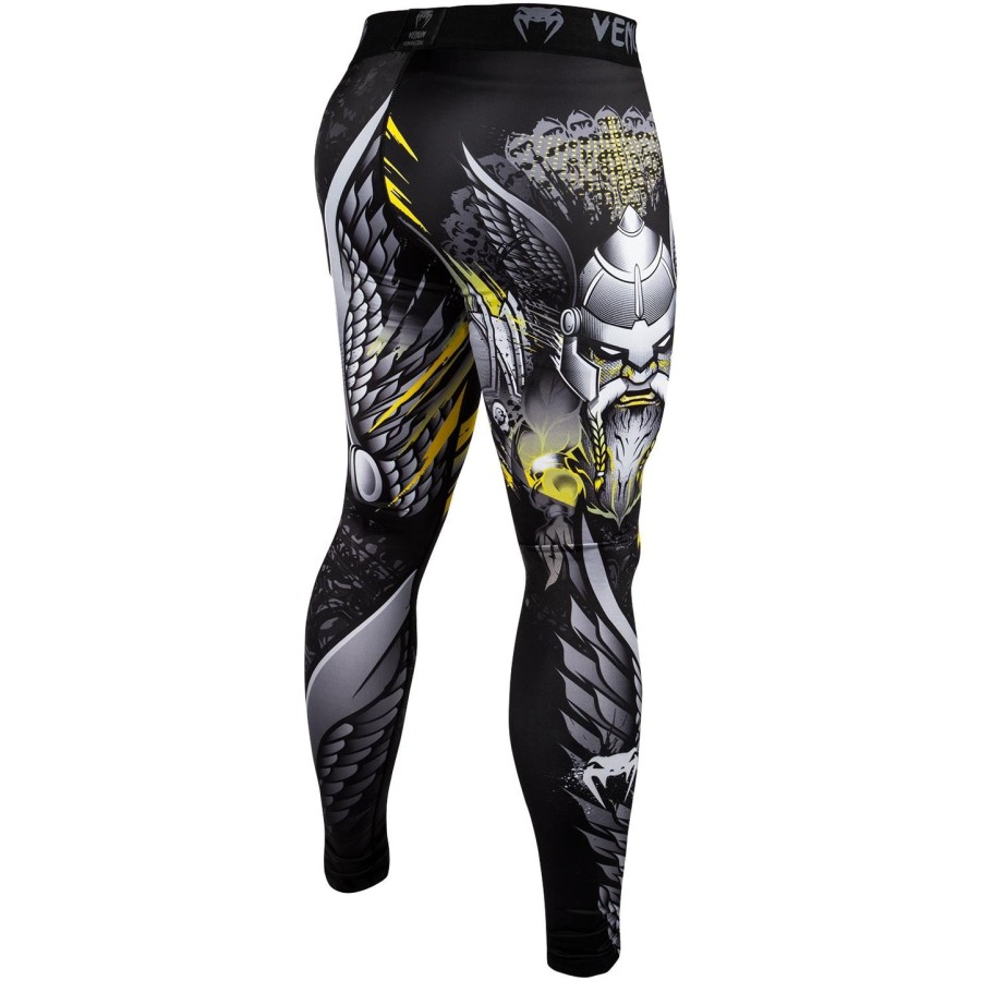 kompresní legíny venum viking 2.0 - černo-žluté