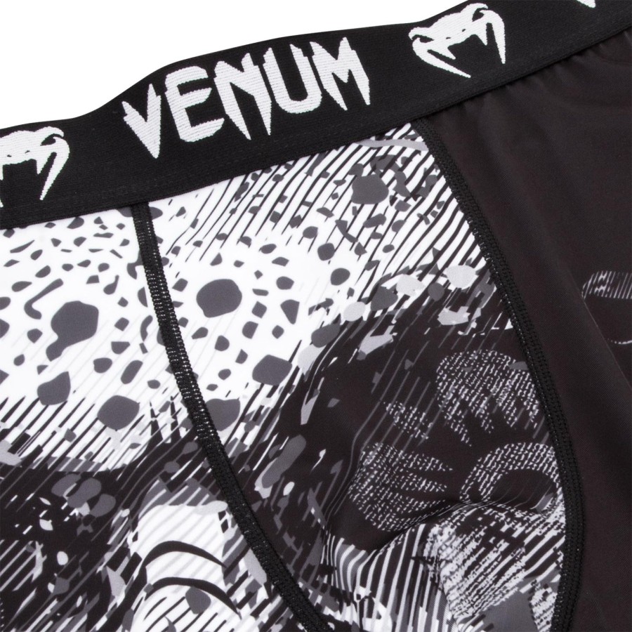 kompresní legíny venum santa muerte 3.0 - černo-bílé