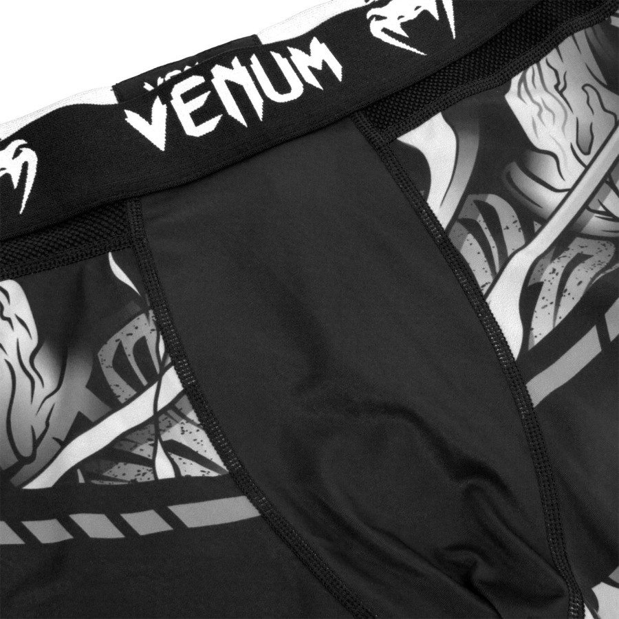 kompresní legíny venum devil - bílo-černé