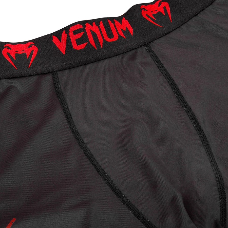kompresní legíny venum signature - černéčervené