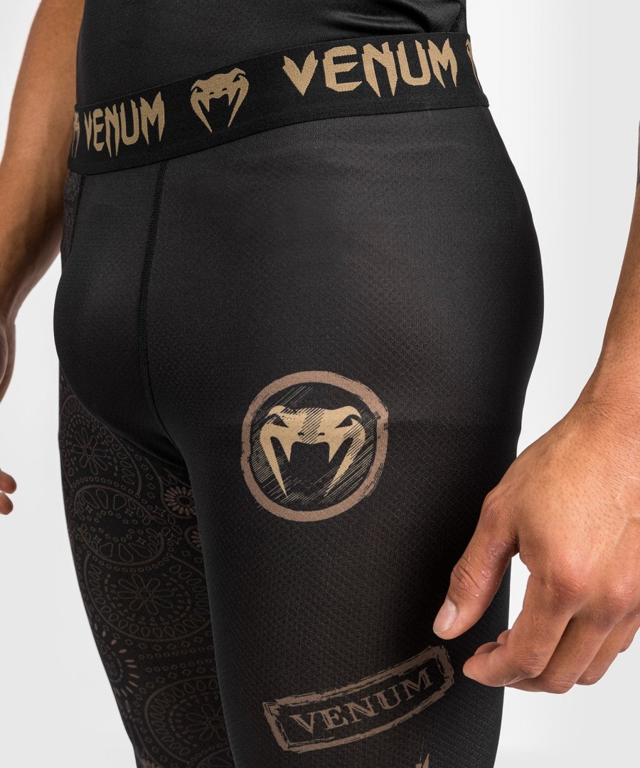 venum santa muerte dark side - kalhoty - Černohnědé
