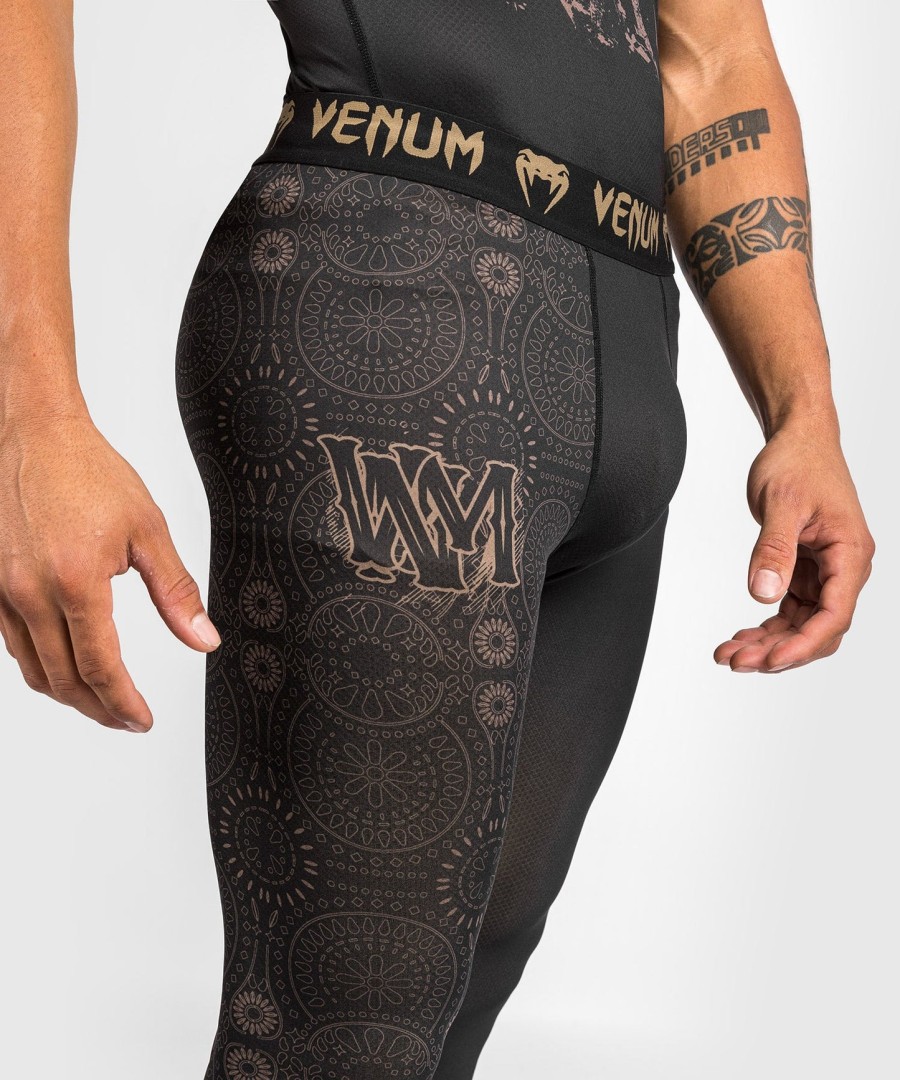 venum santa muerte dark side - kalhoty - Černohnědé