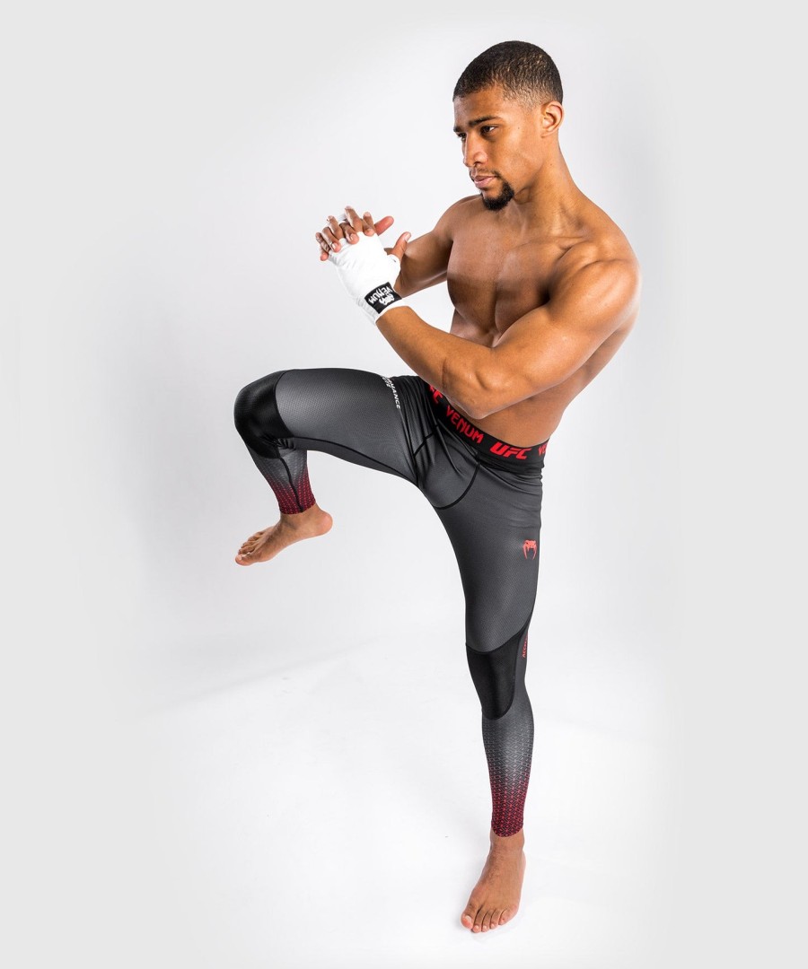tričko ufc venum performance institute spat - černéčervené