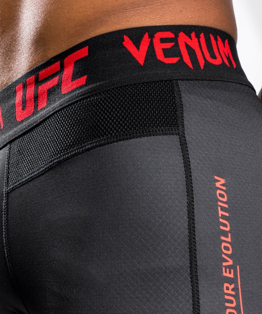 tričko ufc venum performance institute spat - černéčervené