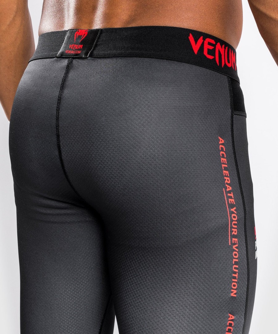 tričko ufc venum performance institute spat - černéčervené